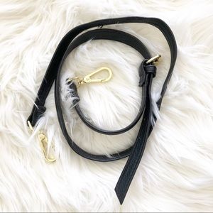 Steve Madden Adjustable Black Purse Strap